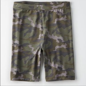 AEO Camo Biker Shorts